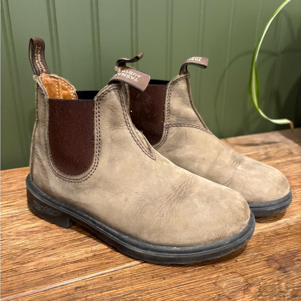 Blundstone Tan Kids Chelsea Boots